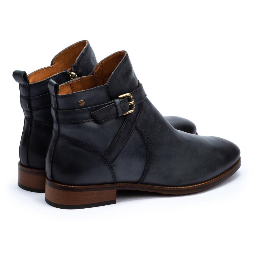 Women's Pikolinos ROYAL Ankle Boots Navy | NZ K798215